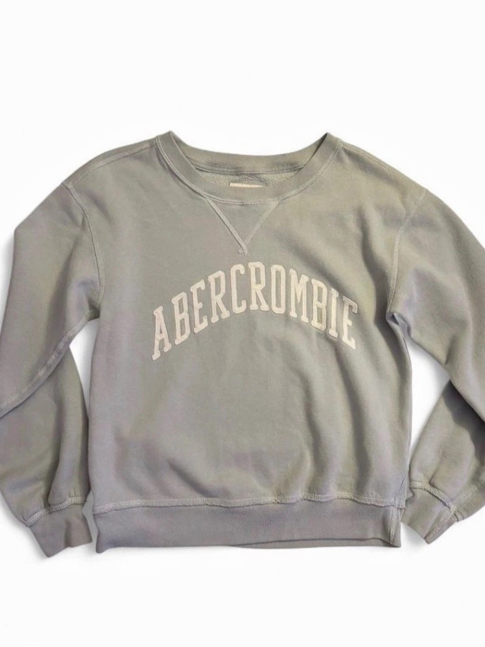 Abercrombie & Fitch Soft A&F Collection Crewneck Sweatshirt Light blue Sweatshir